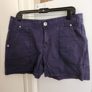 DKNY Shorts Women's Navy Blue Cotton 5"‎ Size 10